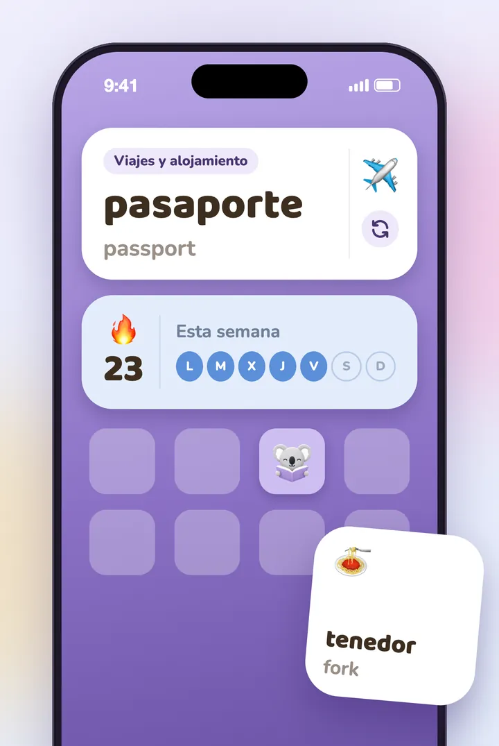 Los widgets de KoKo en la pantalla de inicio